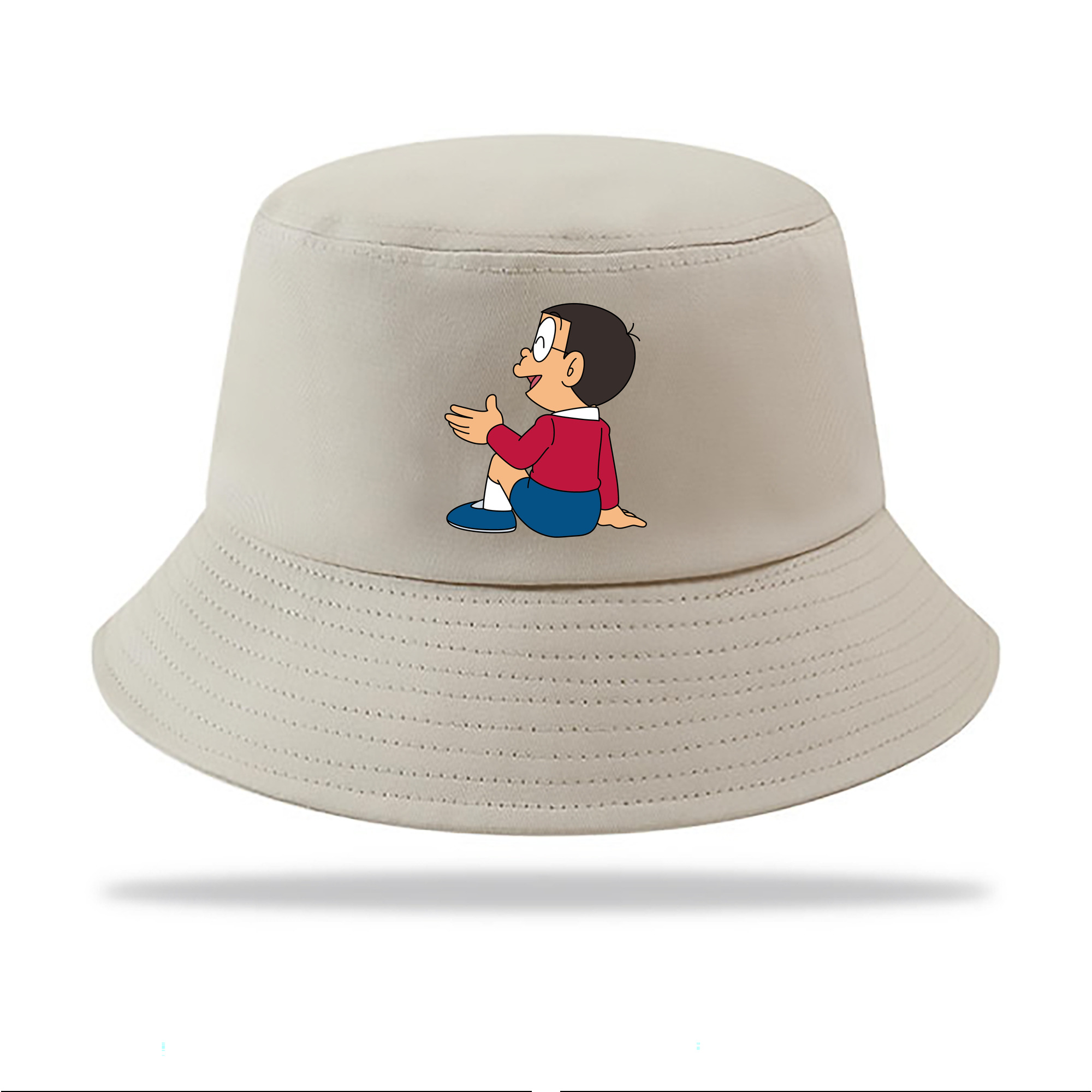 （画像用） ドラえもん 野比 のび太 Doraemon Nobita Nobi アウトドア日除けバケットハット
